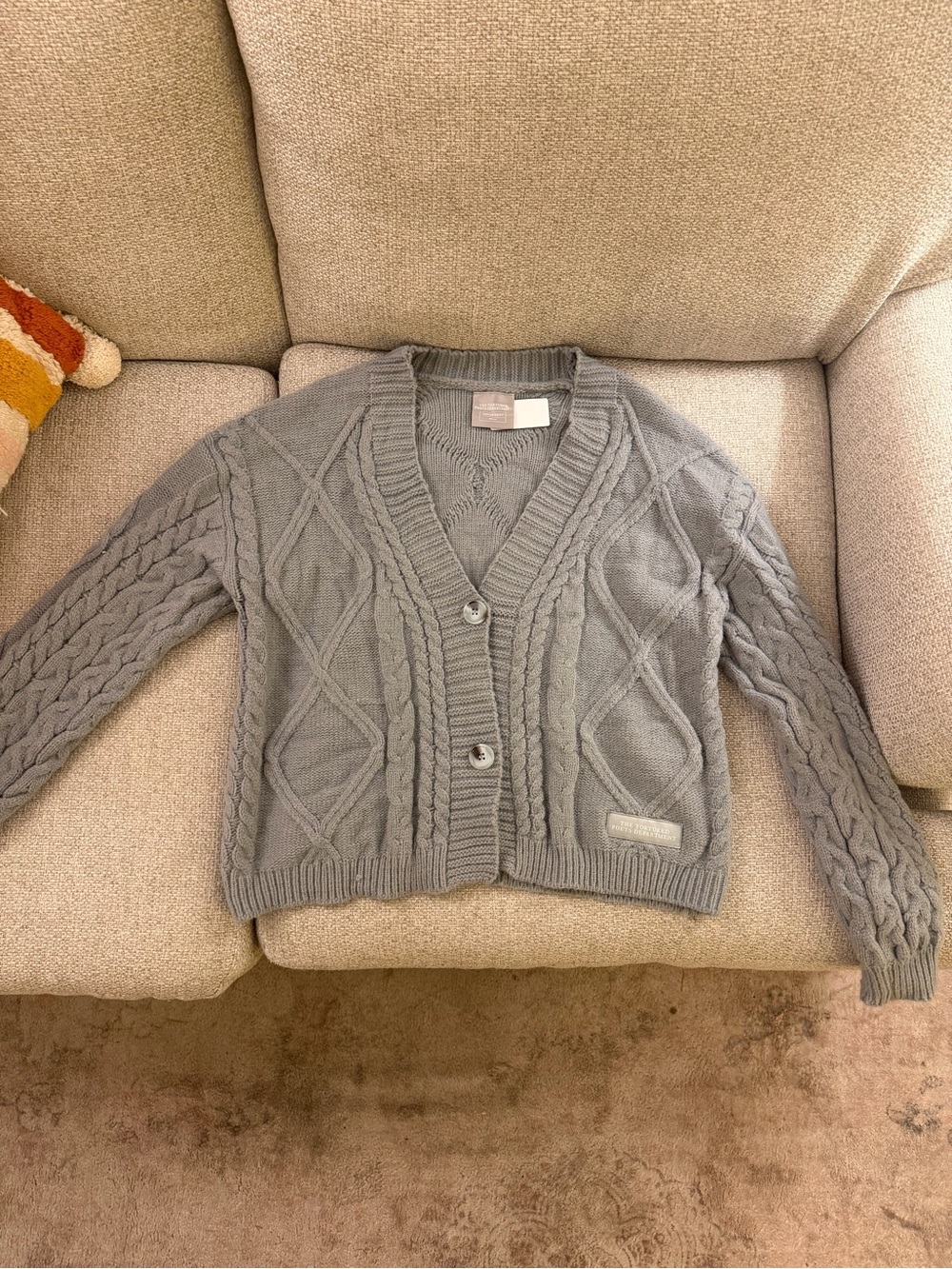 Taylor Swift The Tortured Poets Department merch gray cardigan